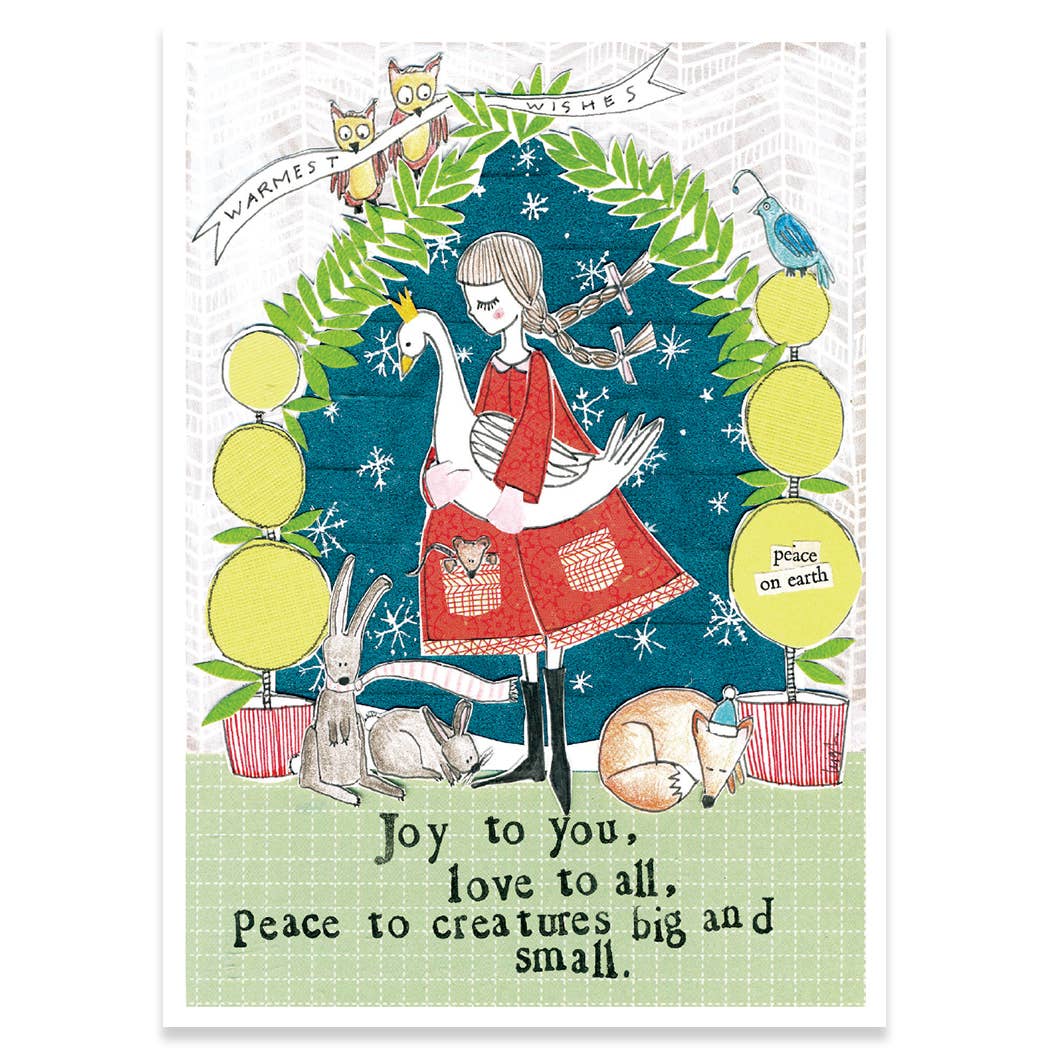 Creatures Big & Small Holiday Card - Just Fabulous Palm Springs