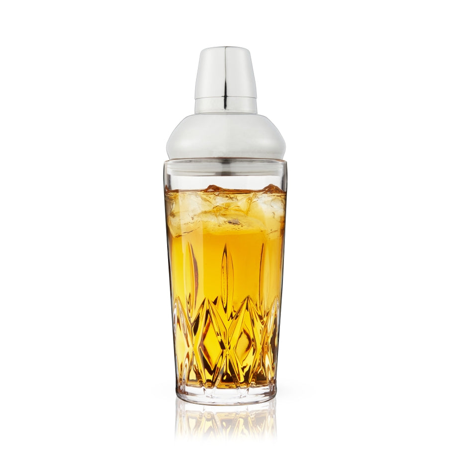 Admiral: Crystal Cocktail Shaker With Strainer