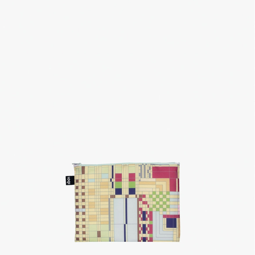 Frank Lloyd Wright Recycled Zip Pockets