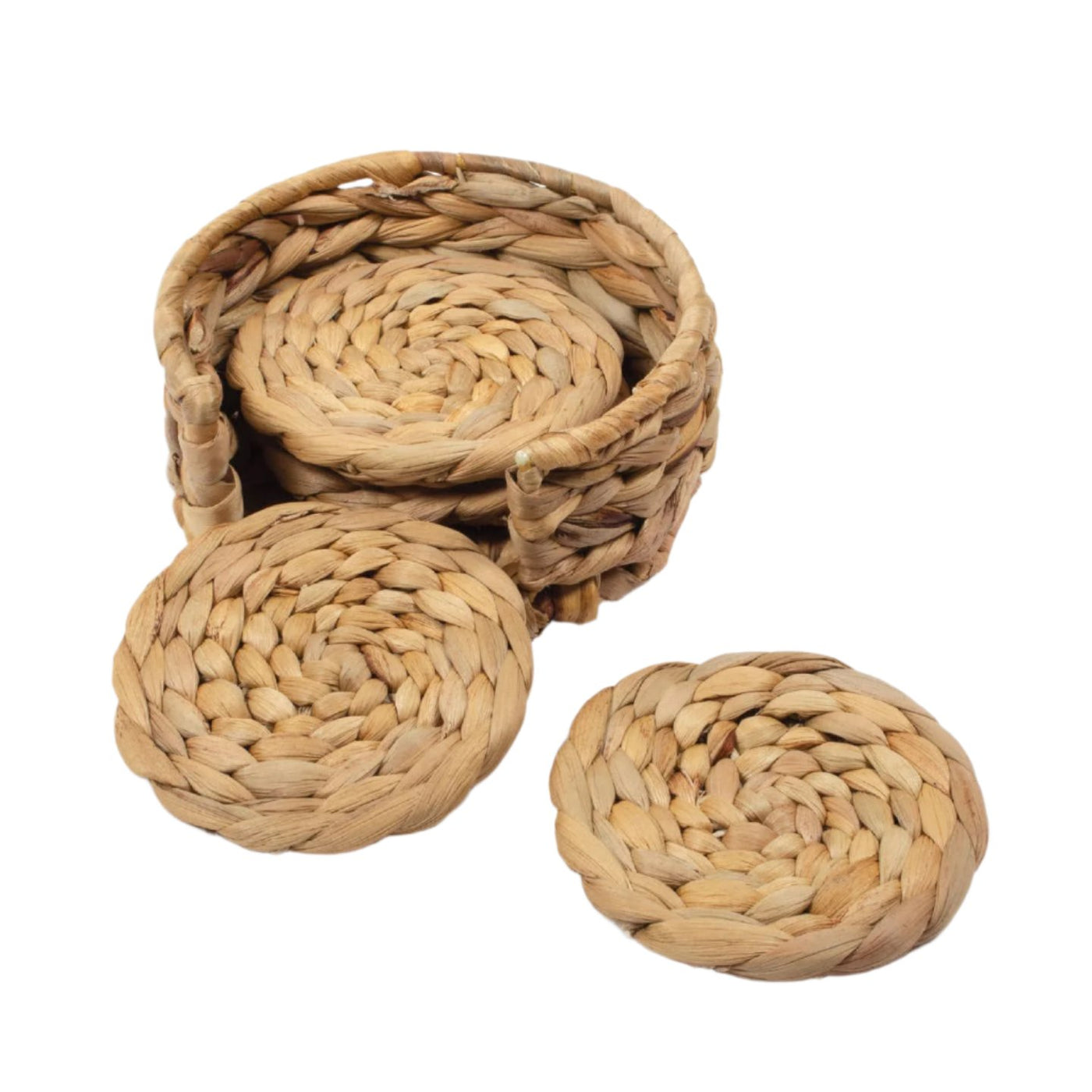 Natural Woven Coaster Set