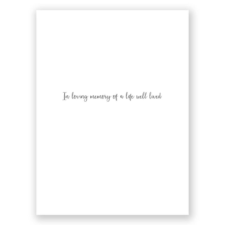 In Loving Memory Greeting Card
