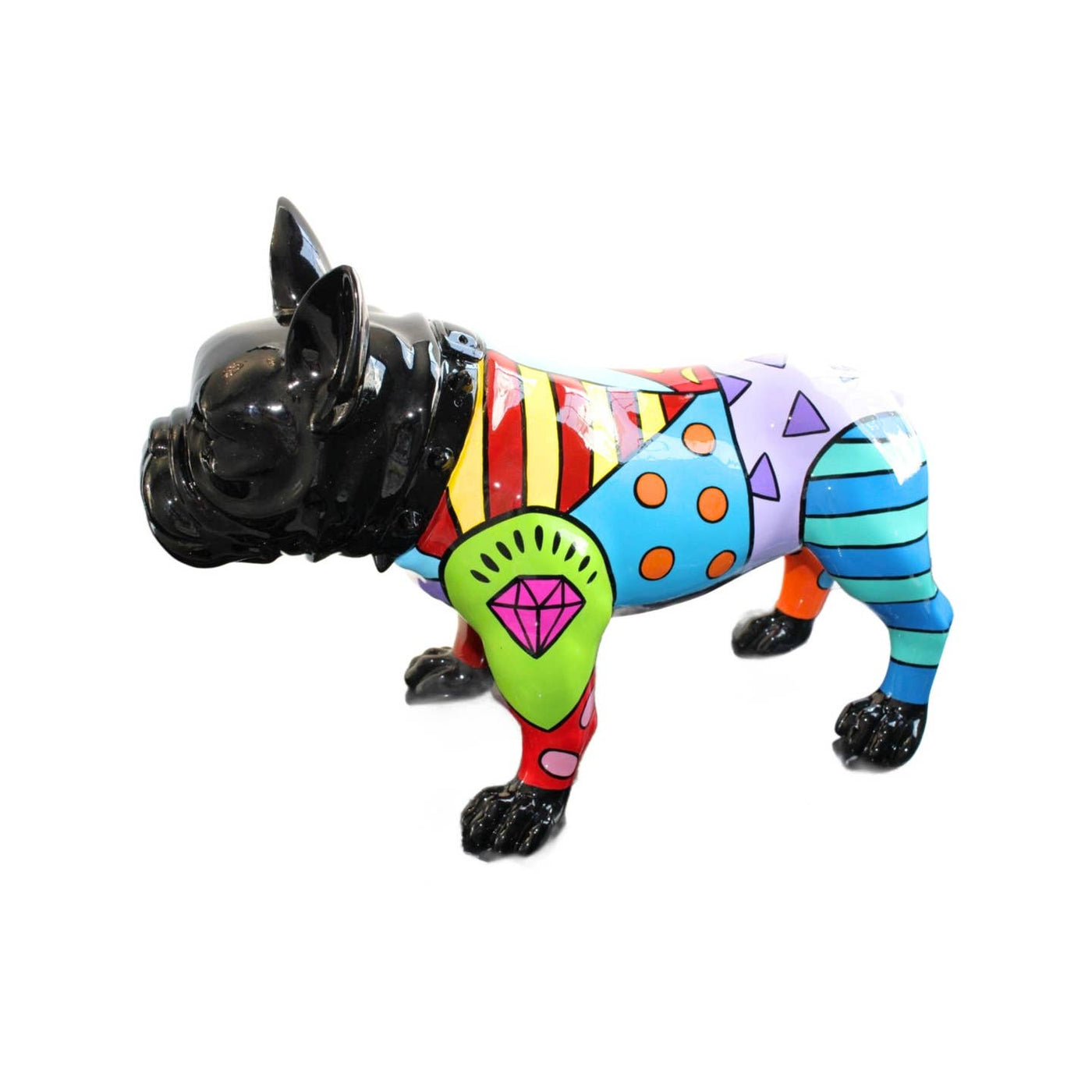 Diamond French Bulldog - 24" Long