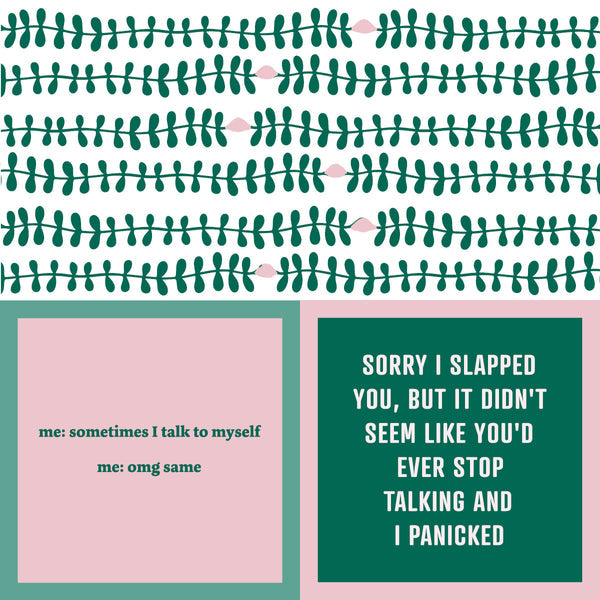 Talk To Self Cocktail Napkins