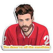 Die Cut Sticker: Heated Rivalry Sunshine