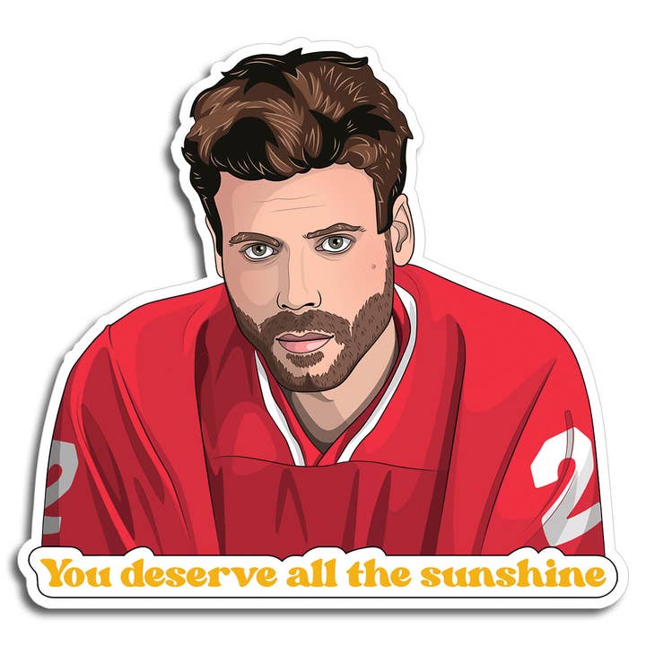 Die Cut Sticker: Heated Rivalry Sunshine