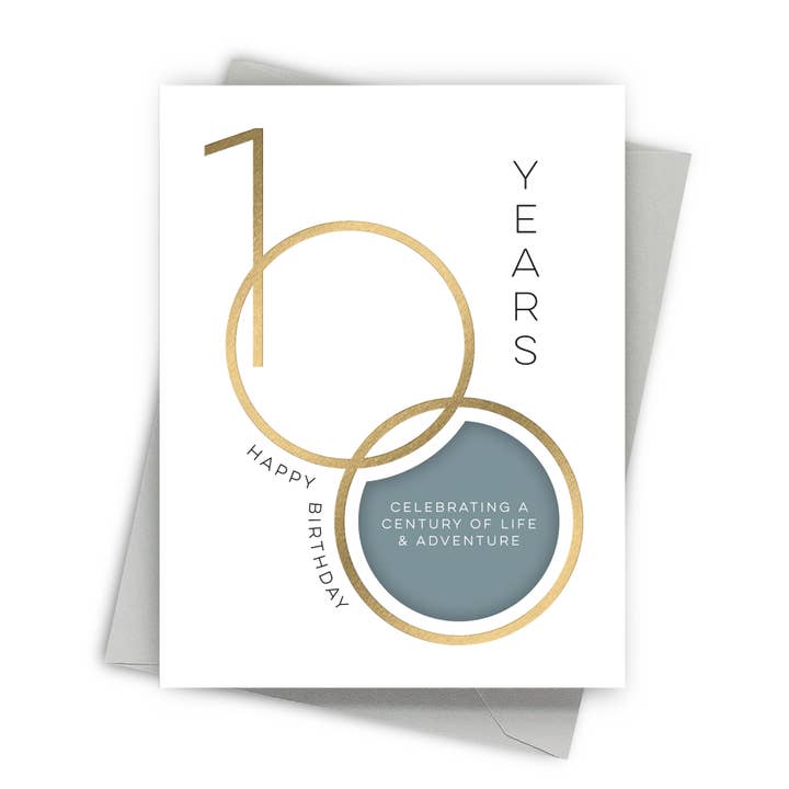 Century Celebration Birthday Card - Just Fabulous Palm Springs