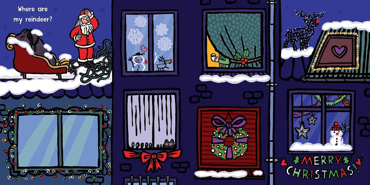 Hide-And-Seek Santa: A Lift-The-Flap Book