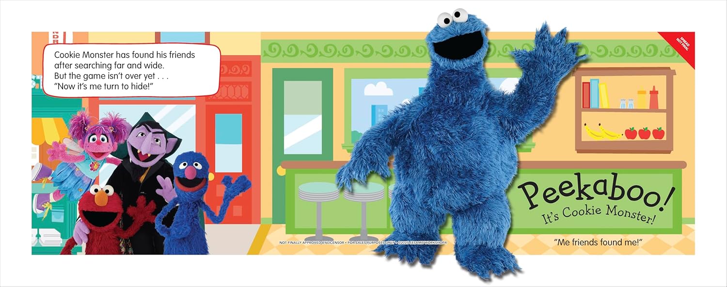 Sesame Street Pop Up Peekaboo! Cookie Monster - Just Fabulous Palm Springs