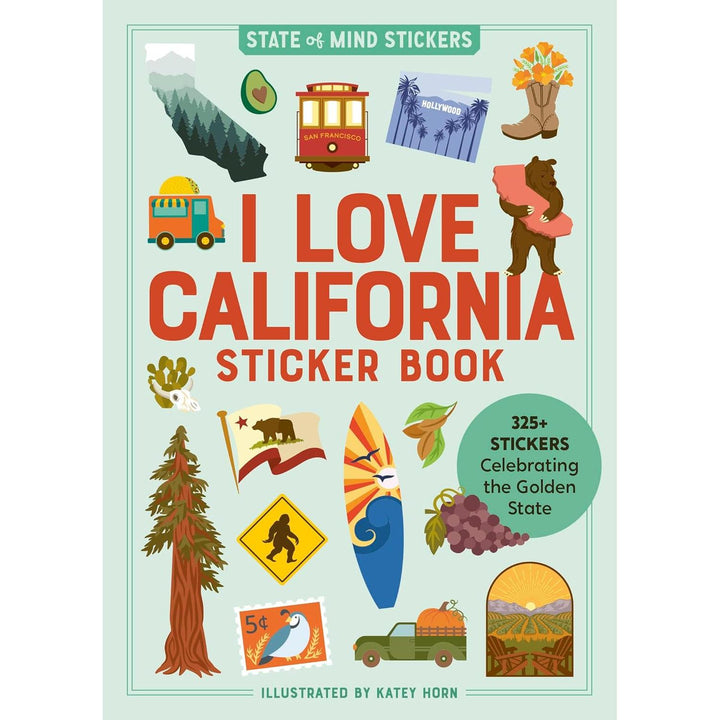 I Love California Sticker Book