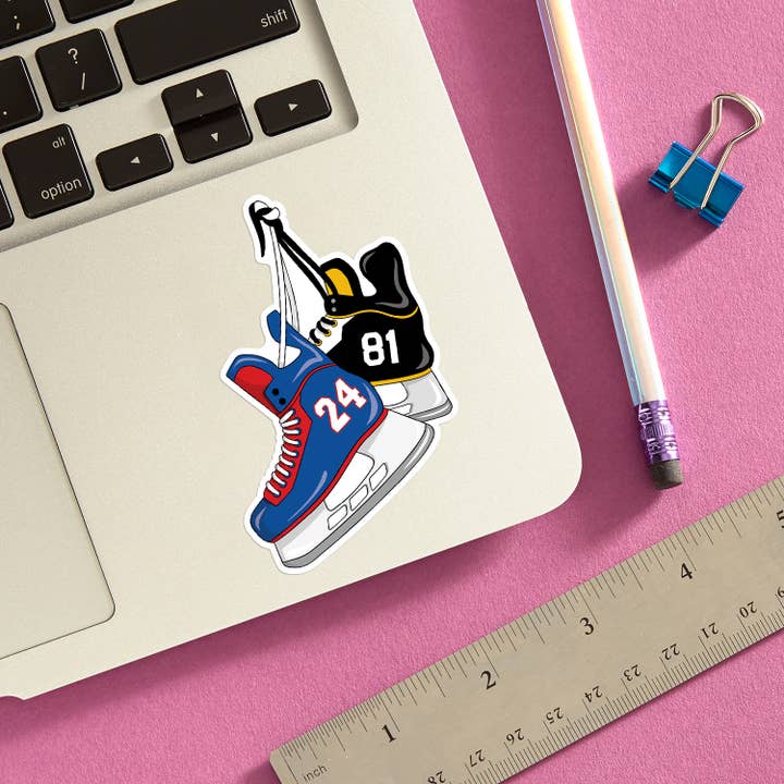 Die Cut Sticker: Heated Rivalry Hockey Skates