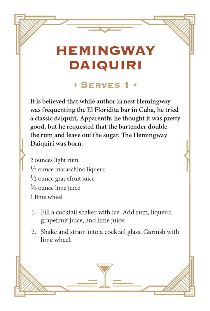 Rum Cocktail Cards A-Z