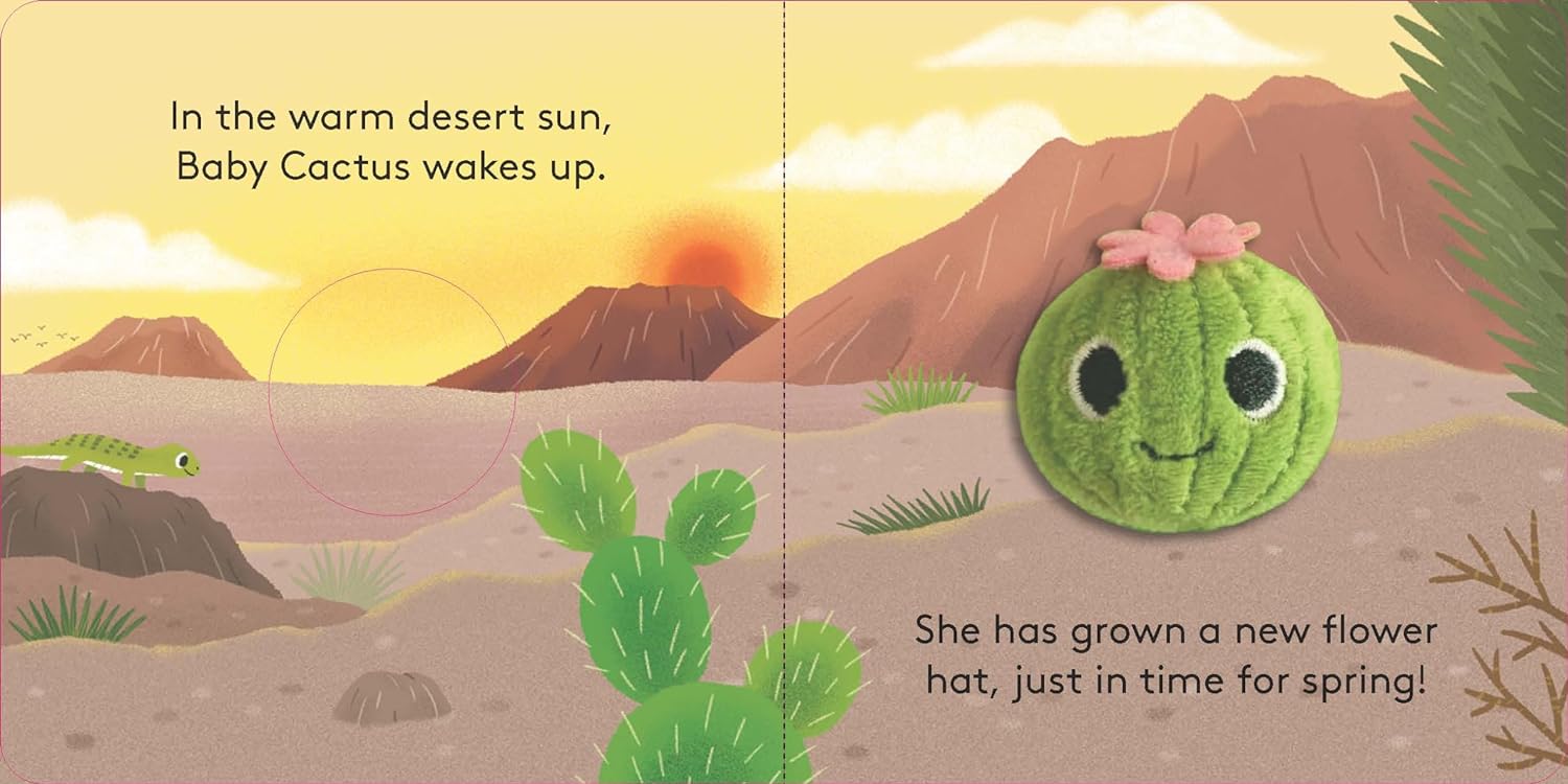Baby Cactus Finger Puppet Book - Just Fabulous Palm Springs