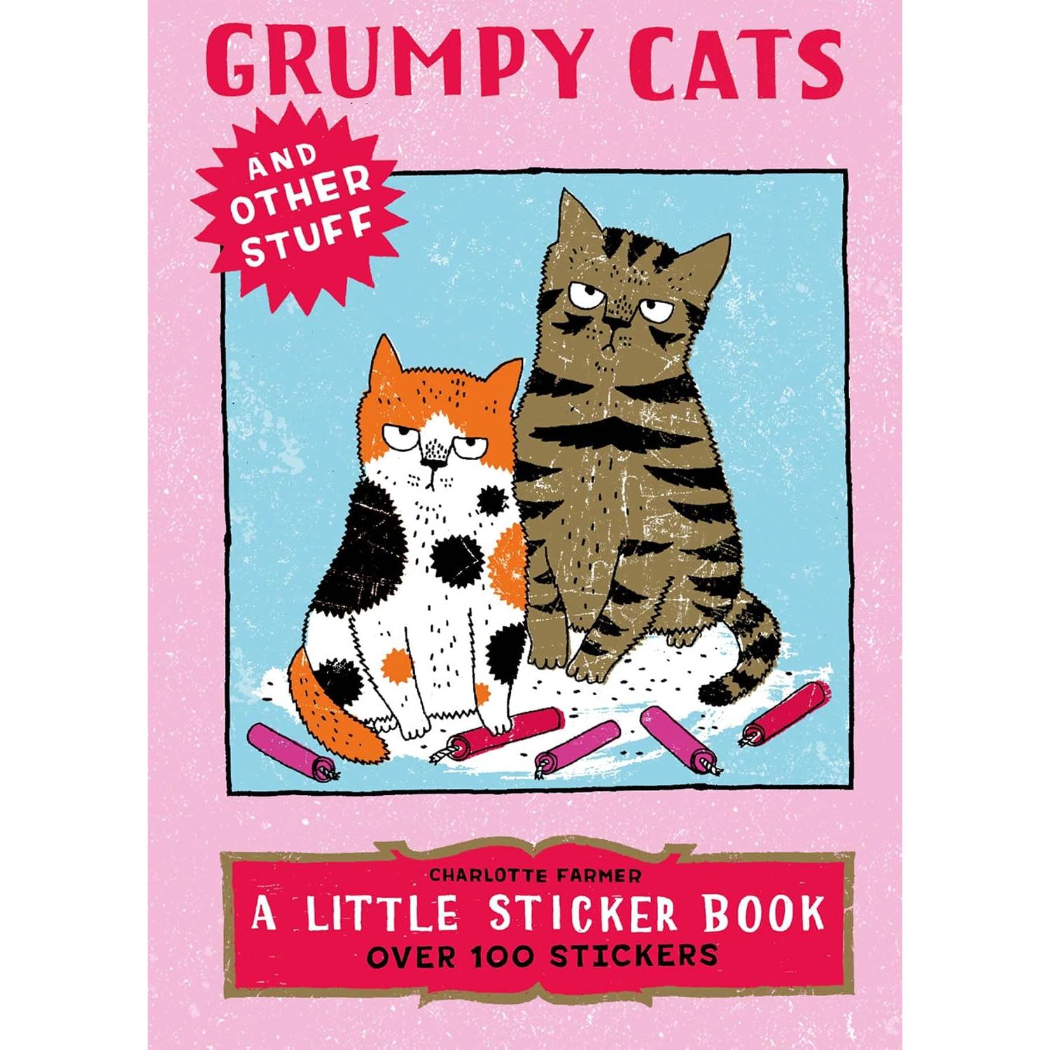 Grumpy Cats And Other Stuff: A Little Sticker Book