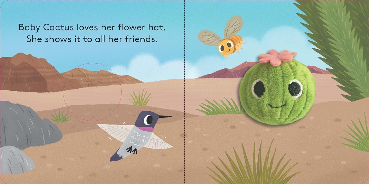 Baby Cactus Finger Puppet Book - Just Fabulous Palm Springs