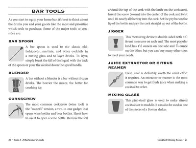 Rum Cocktail Cards A-Z