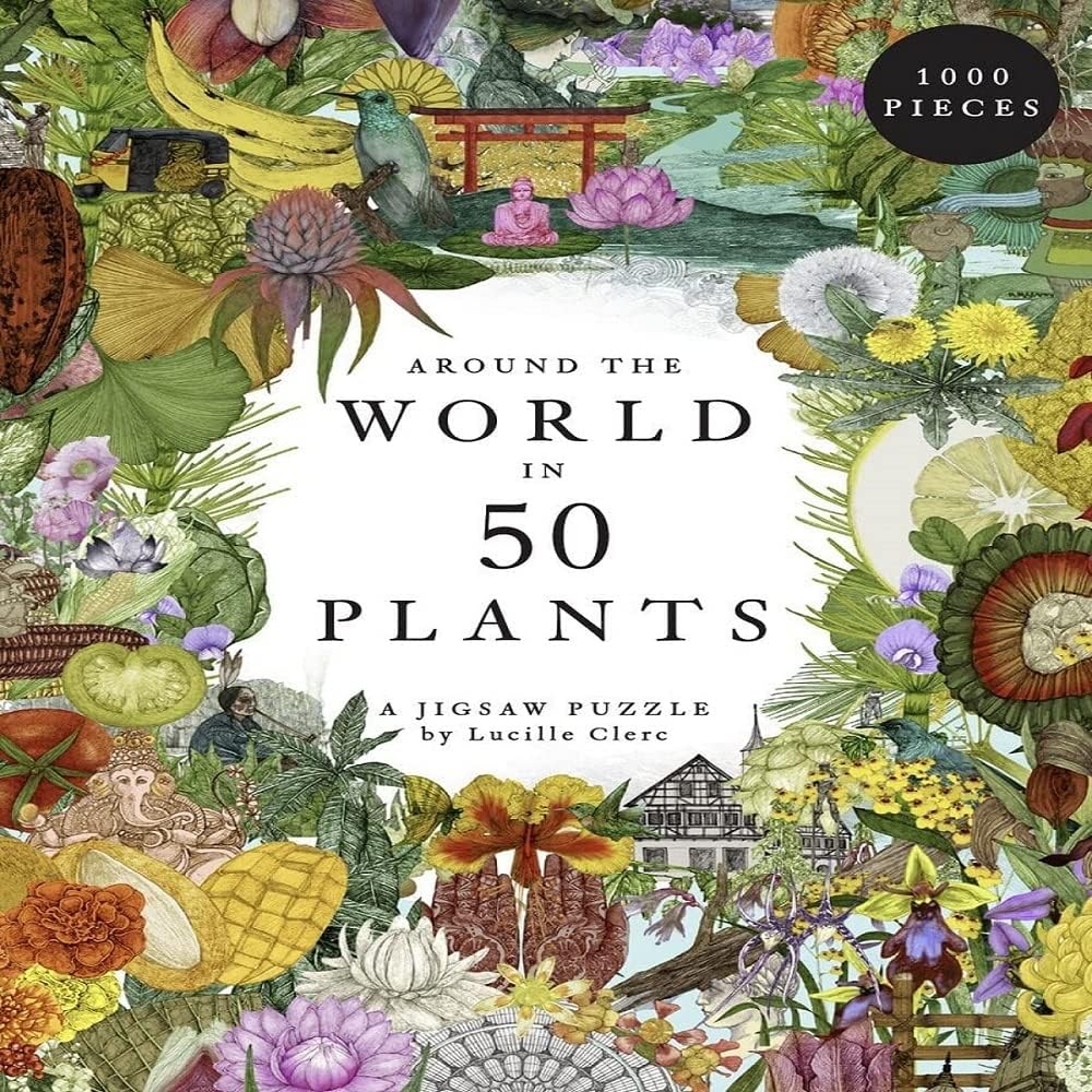 Around The World In 50 Plants 1000 Piece Puzzle