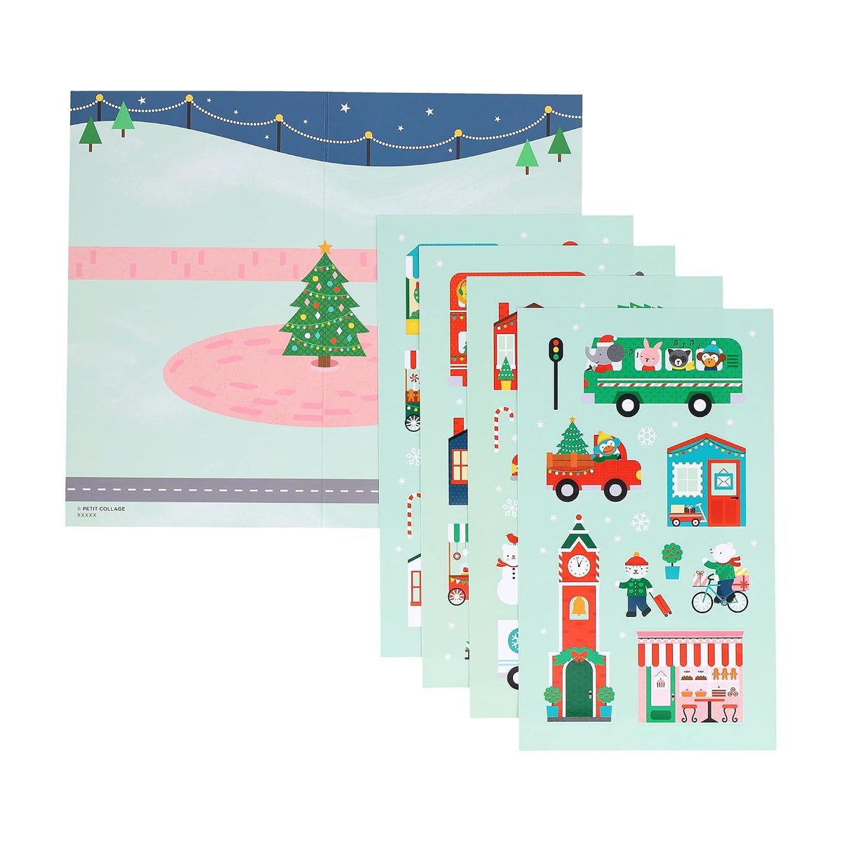 Mini Sticker Set: Christmas Town