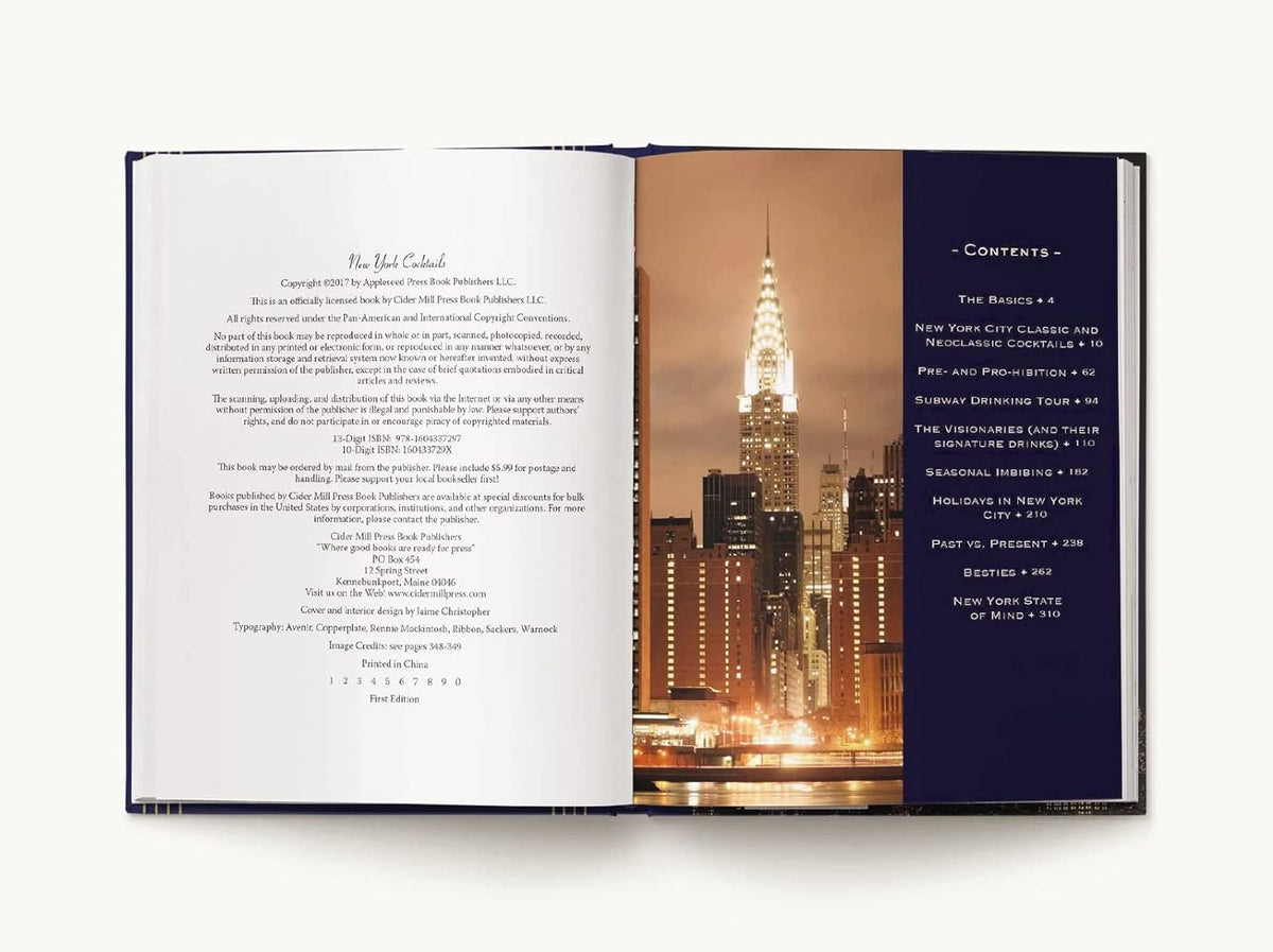 New York Cocktails:  An Elegant Collection Of 100 Recipes - Just Fabulous Palm Springs