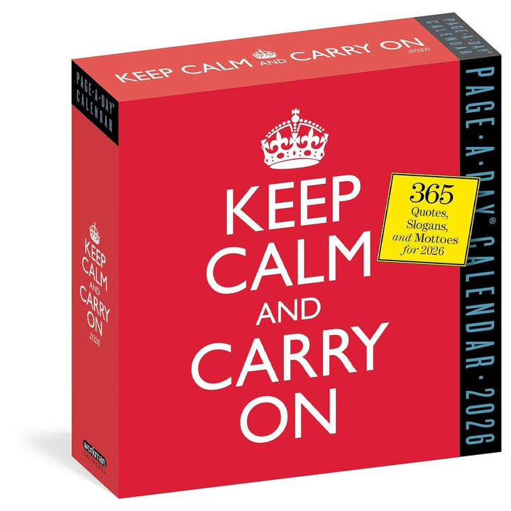 Page-A-Day Calendar 2026: Keep Calm And Carry On