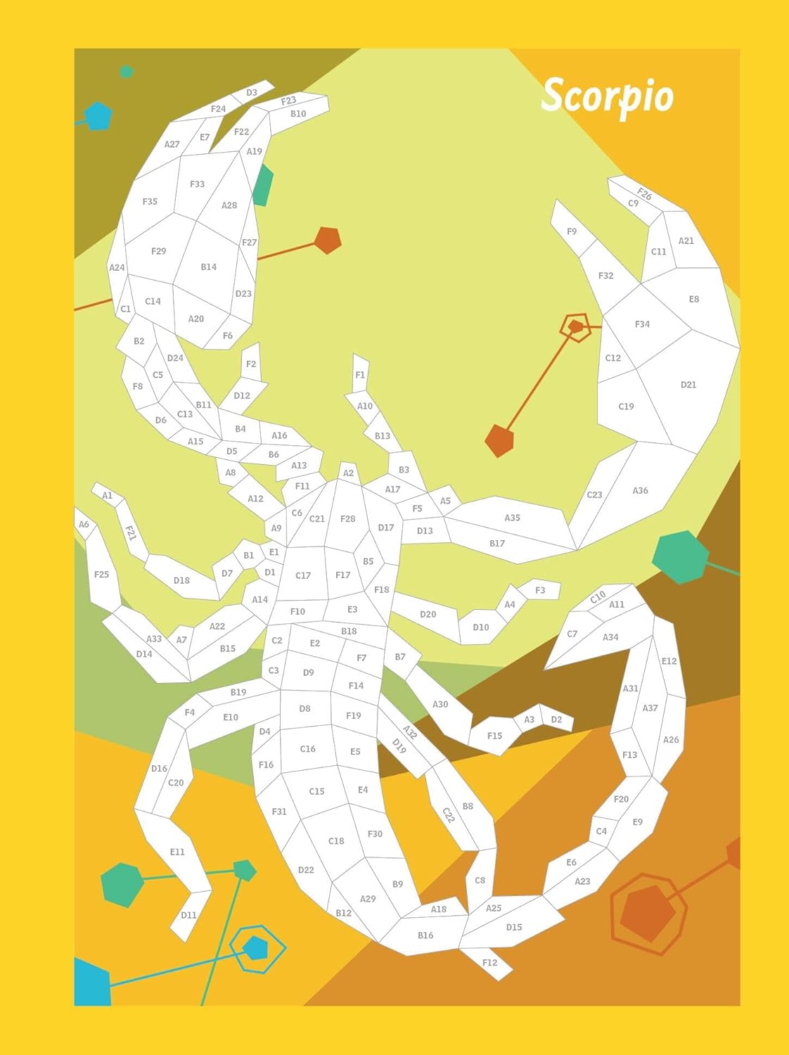 Paint by Sticker: Zodiac - Just Fabulous Palm Springs