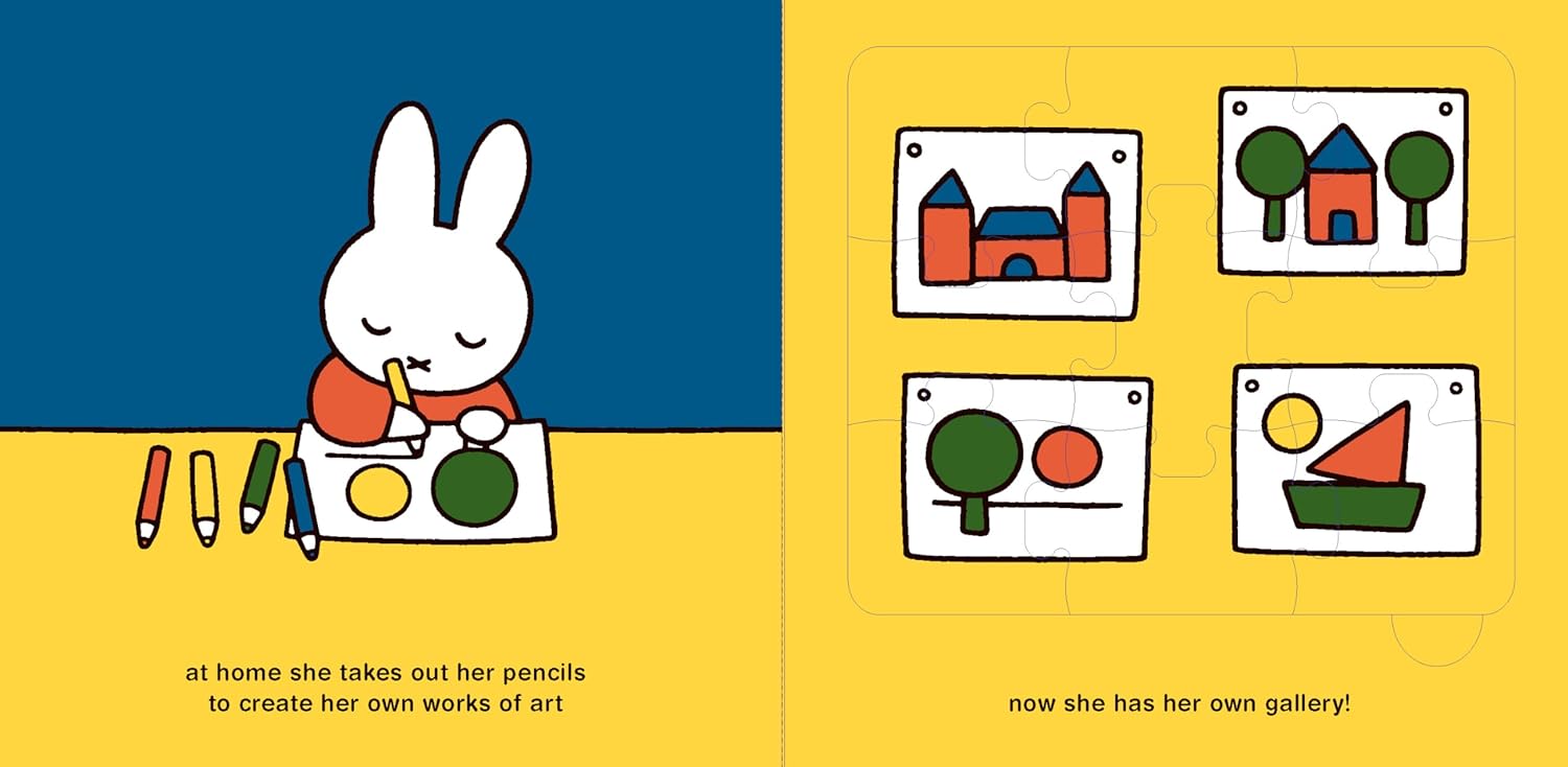 Miffy The Artist Jigsaw Puzzle Book