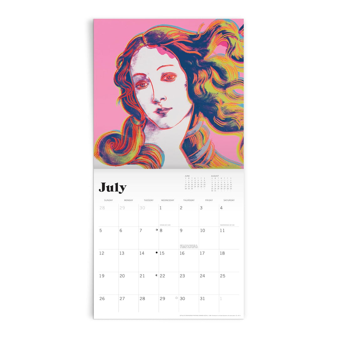 Andy Warhol: Classic 2026 Wall Calendar