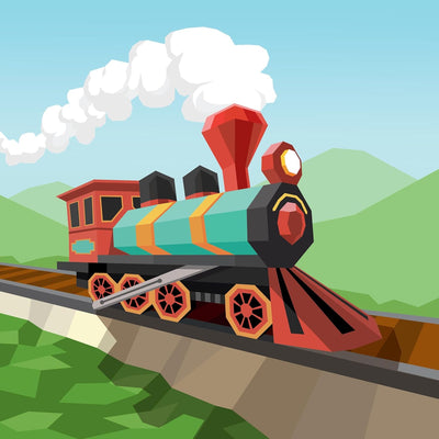 Paint By Sticker Kids: Trucks, Trains & More