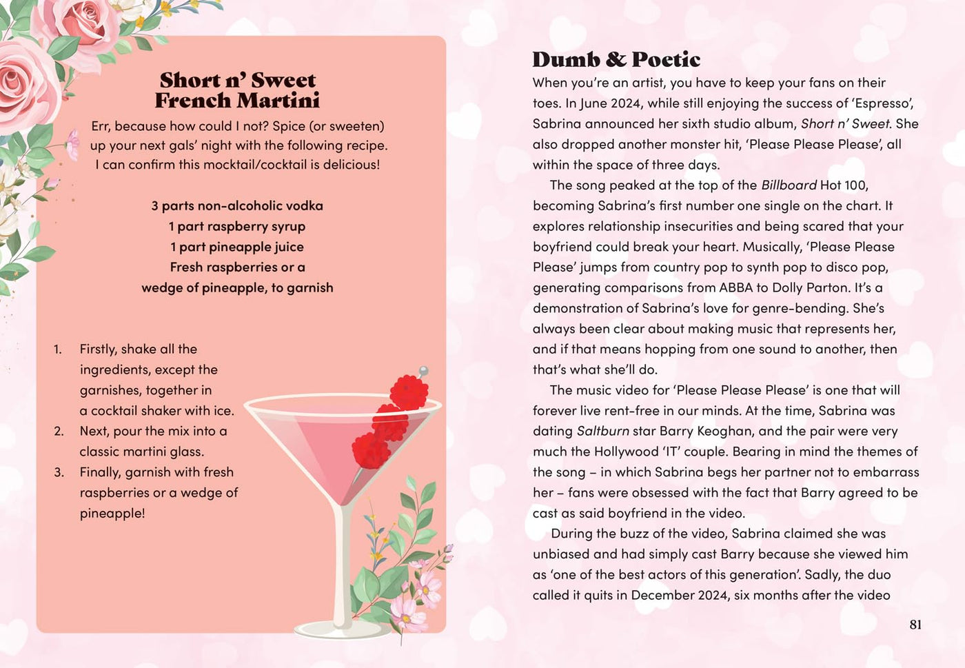 Sabrina Carpenter: The Ultimate Unofficial Short ’n’ Sweet Fanbook