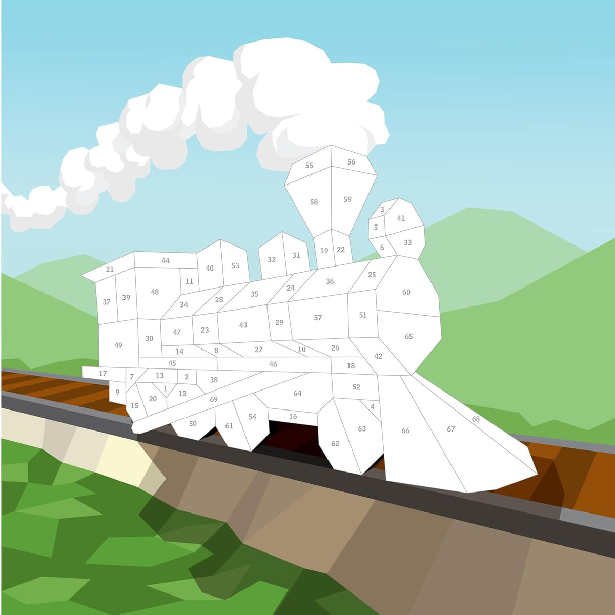 Paint By Sticker Kids: Trucks, Trains & More - Just Fabulous Palm Springs