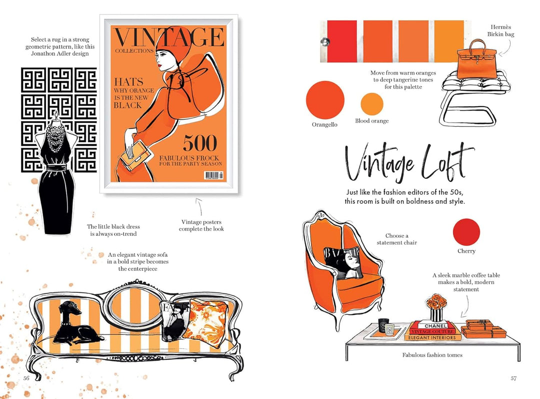 Fashion House: Illustrated Interiors from the Icons of Style