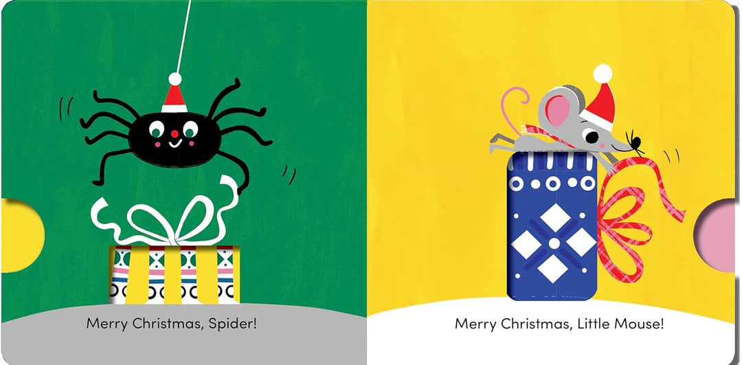 Slide and Peek Santa Board book