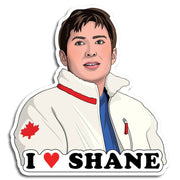 Die Cut Sticker: Heated Rivalry I Heart Shane