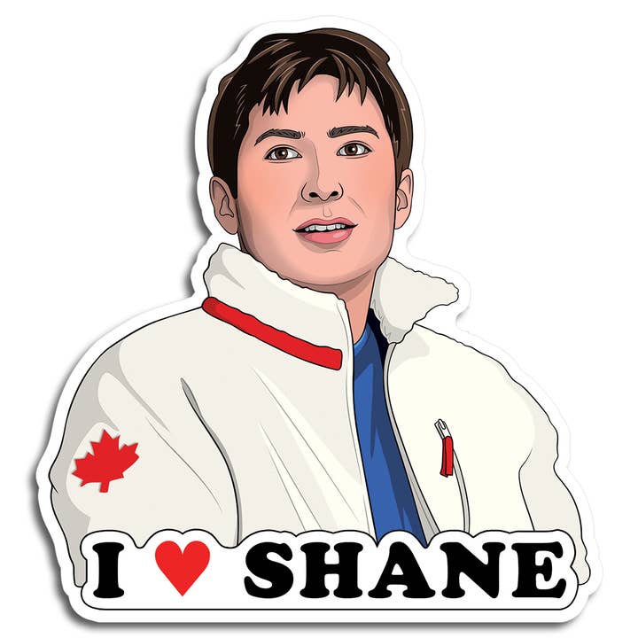 Die Cut Sticker: Heated Rivalry I Heart Shane