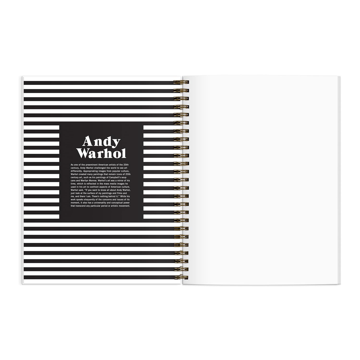 Andy Warhol: Inspirational Sketchbook - Just Fabulous Palm Springs