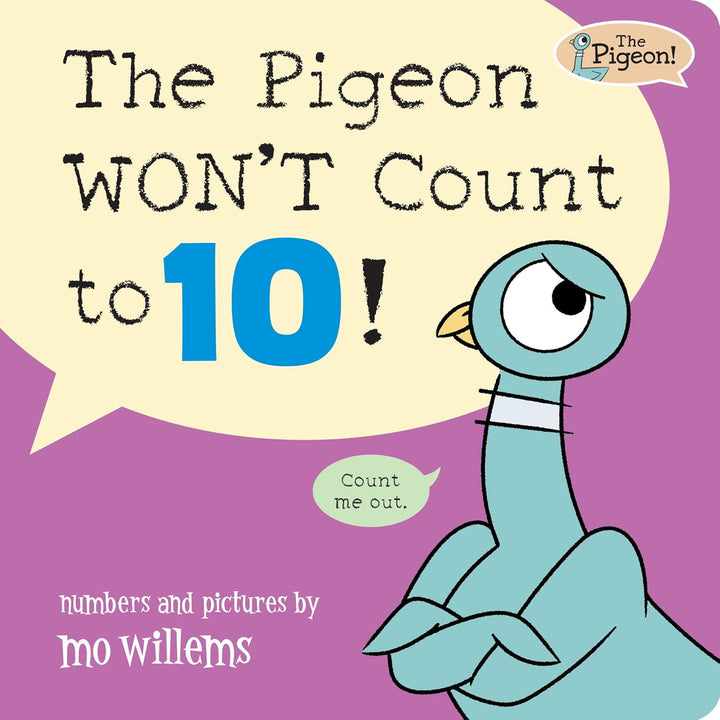 The Pigeon Won't Count To 10! Board Book - Just Fabulous Palm Springs