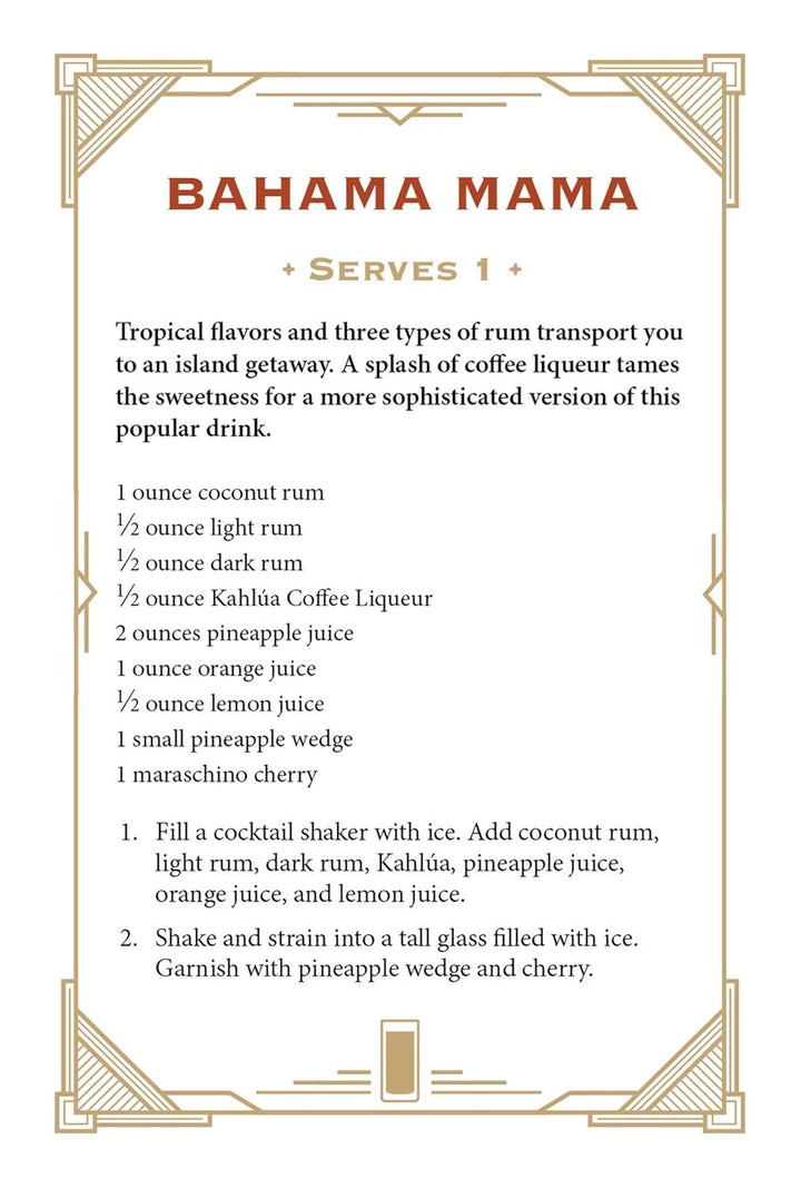 Rum Cocktail Cards A-Z