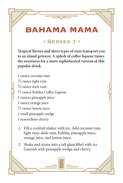 Rum Cocktail Cards A-Z