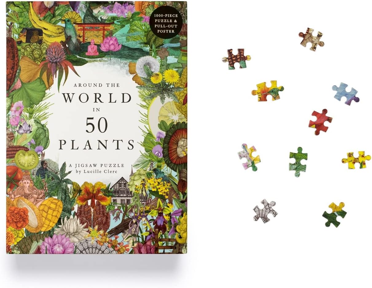 Around The World In 50 Plants 1000 Piece Puzzle