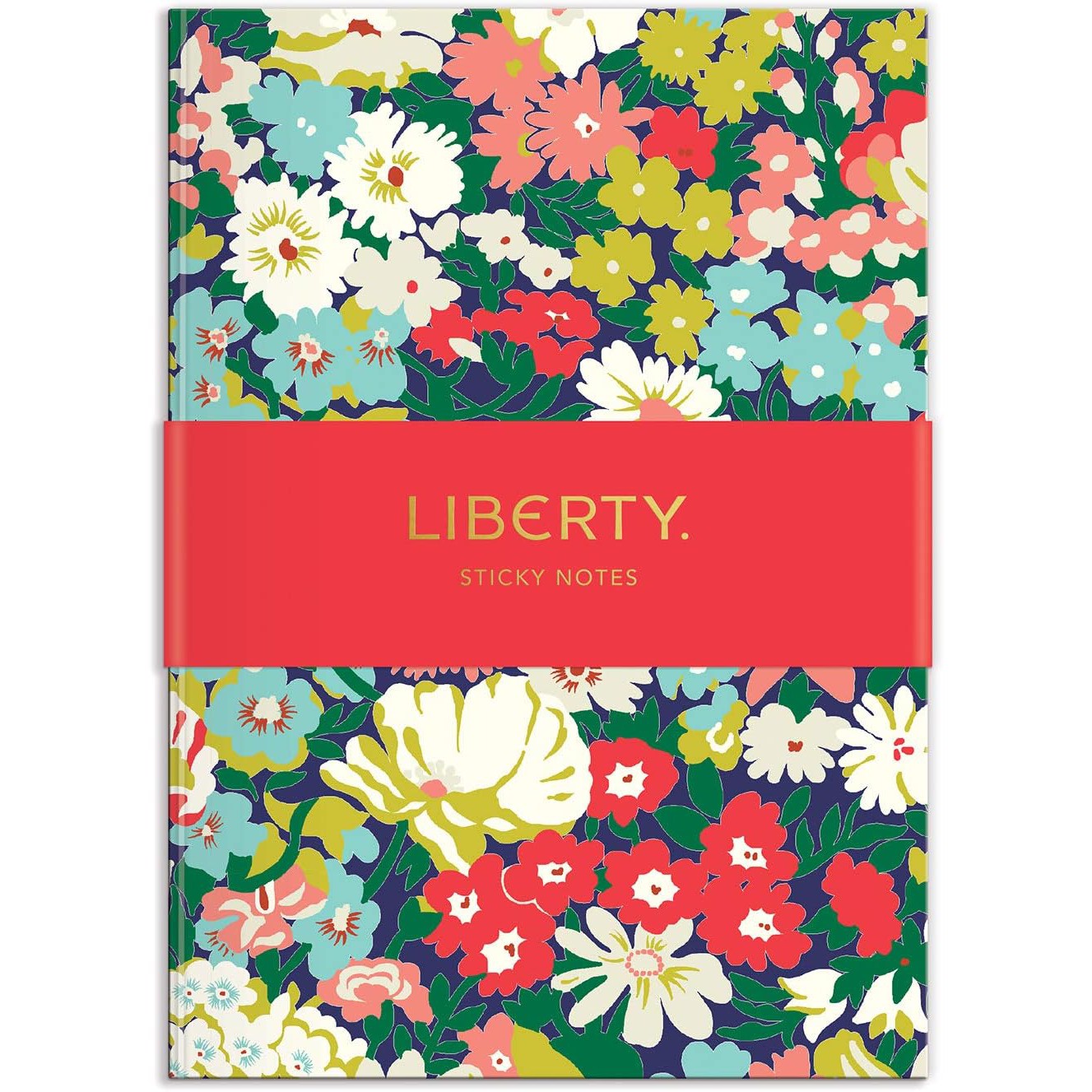 Liberty Floral Hardcover Sticky Notes Book