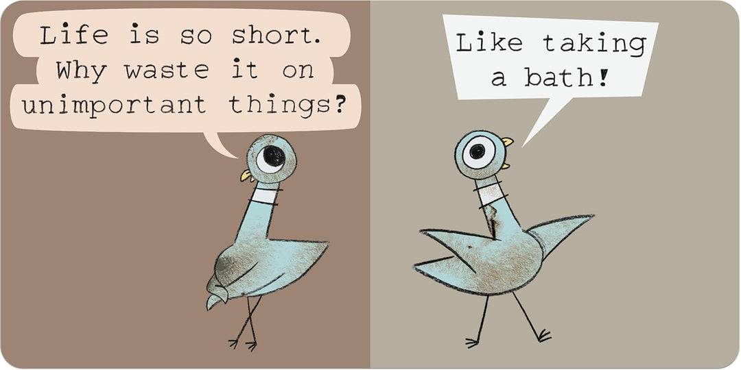 The Pigeon Needs A Bath! Board Book