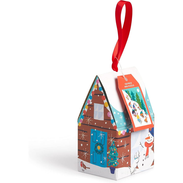 Winter Sledding 130-Piece Mini Puzzle Ornament