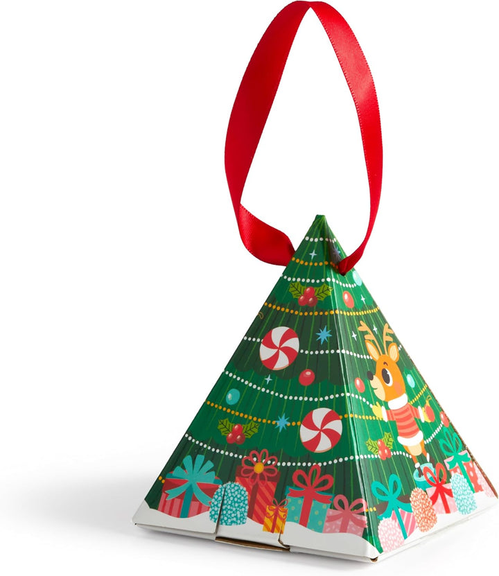 Reindeer Snow Globe – 48 Piece Pyramid Shaped Puzzle Ornament