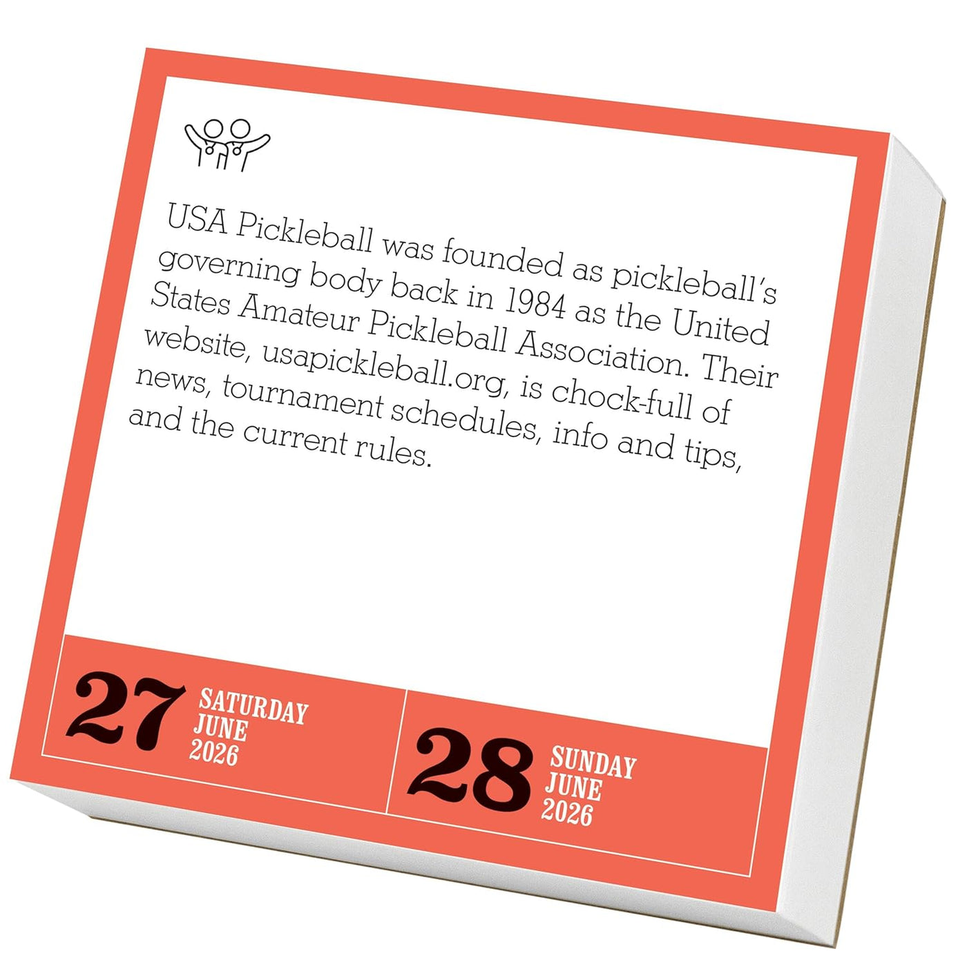 Page-A-Day Calendar 2026: Pickleball Is Life