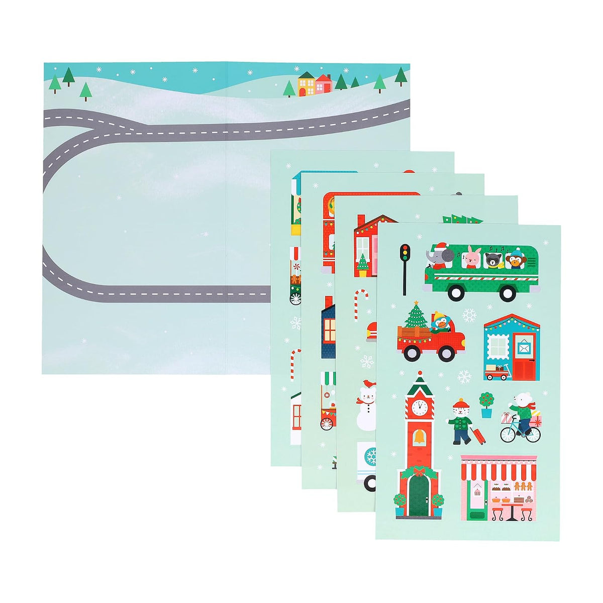 Mini Sticker Set: Christmas Town