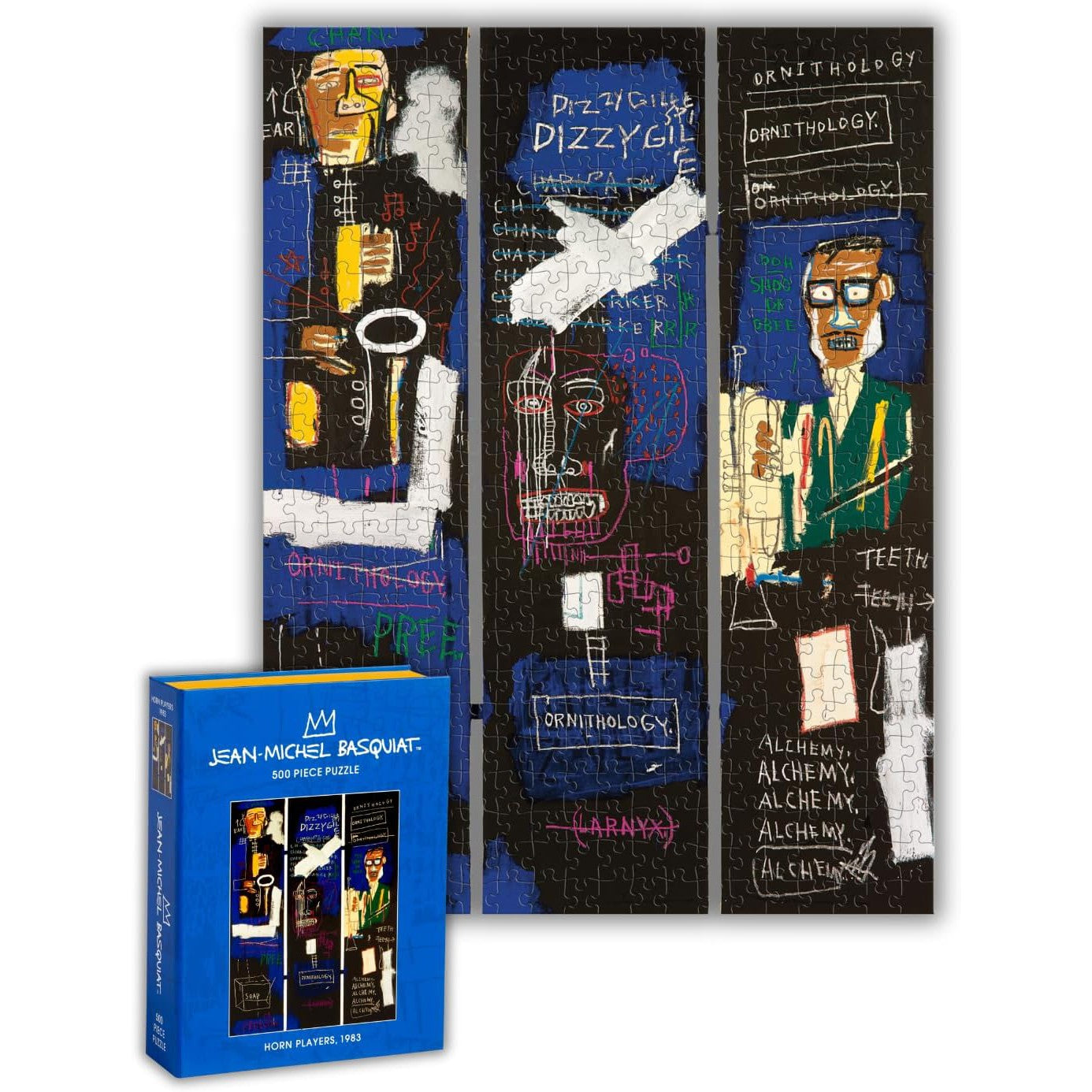 Basquiat Horn Players 500 Piece Puzzle