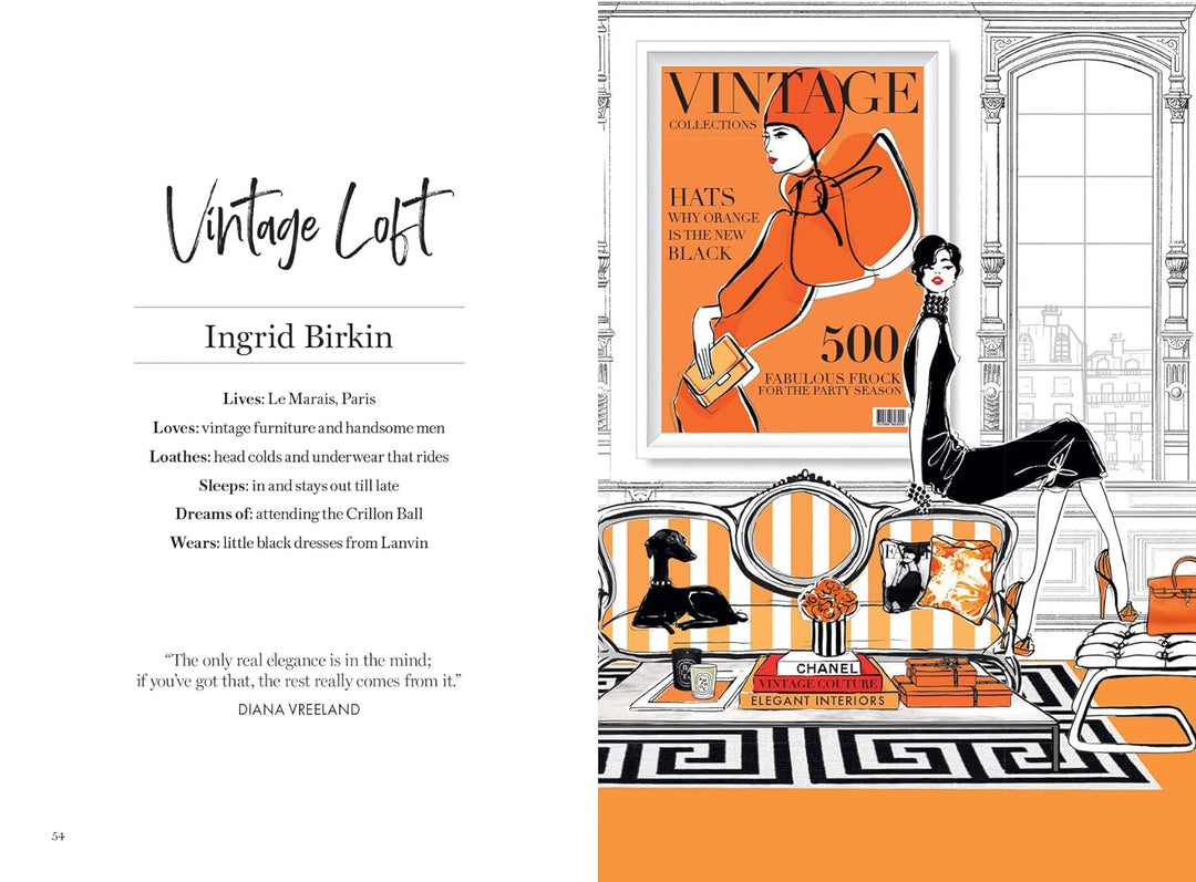 Fashion House: Illustrated Interiors from the Icons of Style