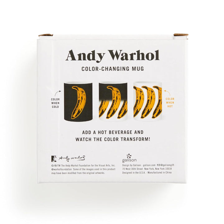 Andy Warhol: Banana Color Changing Ceramic Mug