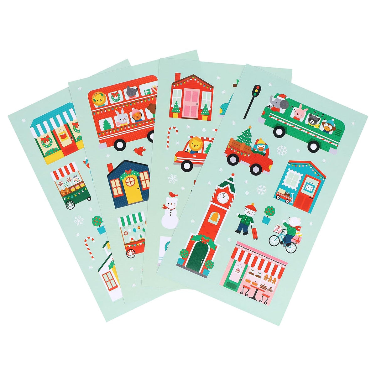 Mini Sticker Set: Christmas Town