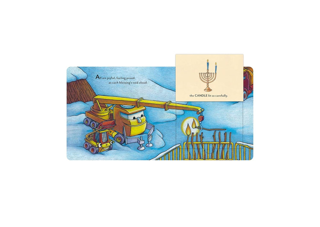 Construction Site Hanukkah Lights: A Hanukkah Lift-the-Flap Book