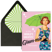 World's Greatest Glamma Greeting Card